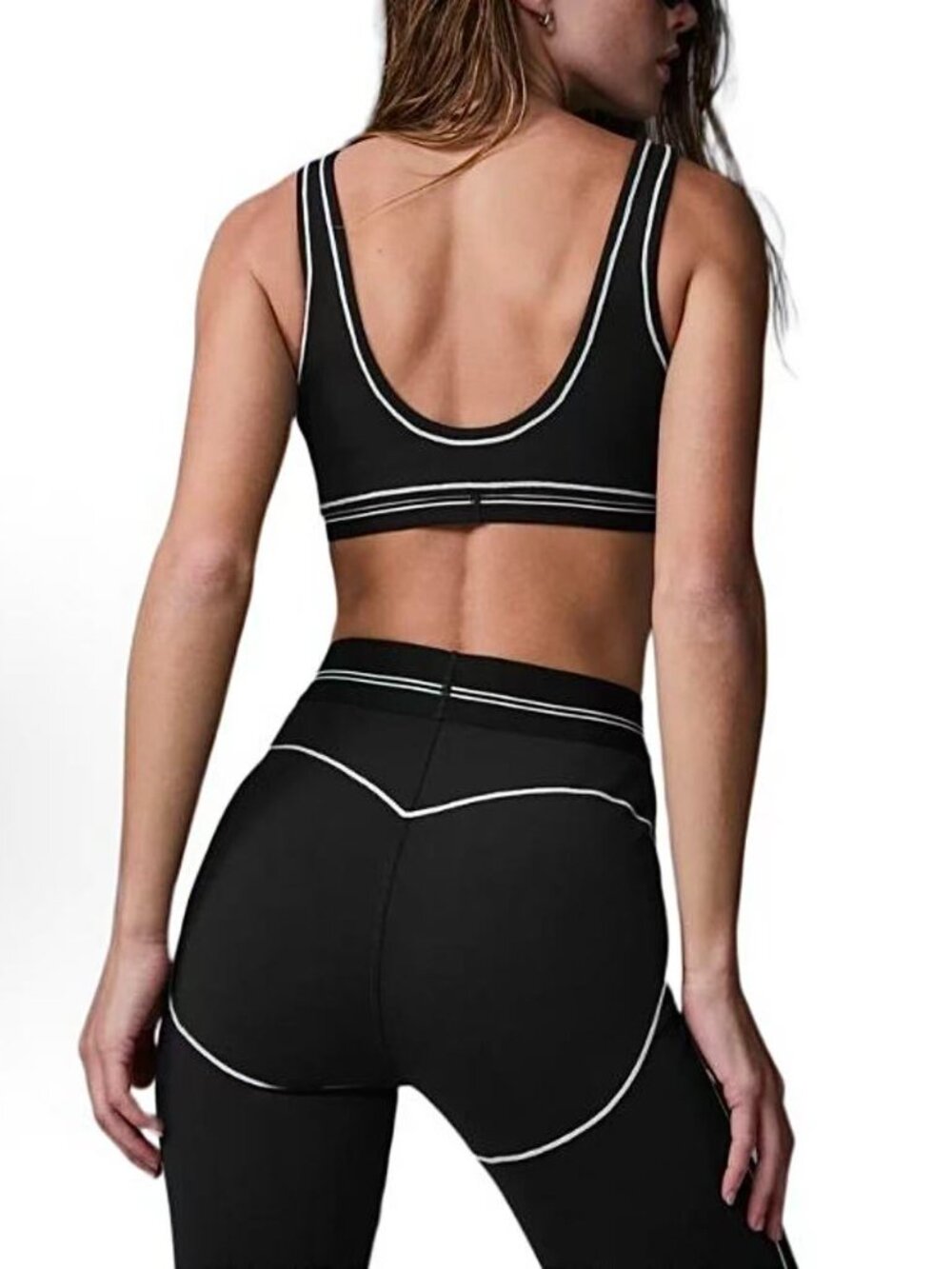 NWT ALO Yoga Heart Throb Set 🤗 Airbrush Bra + High-Waist Throb Legging S-M - Picture 9 of 9